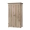 Space-Saving Armoire with Drop Leaf Desk and Adjustable Shelves for Home Office or Crafting
